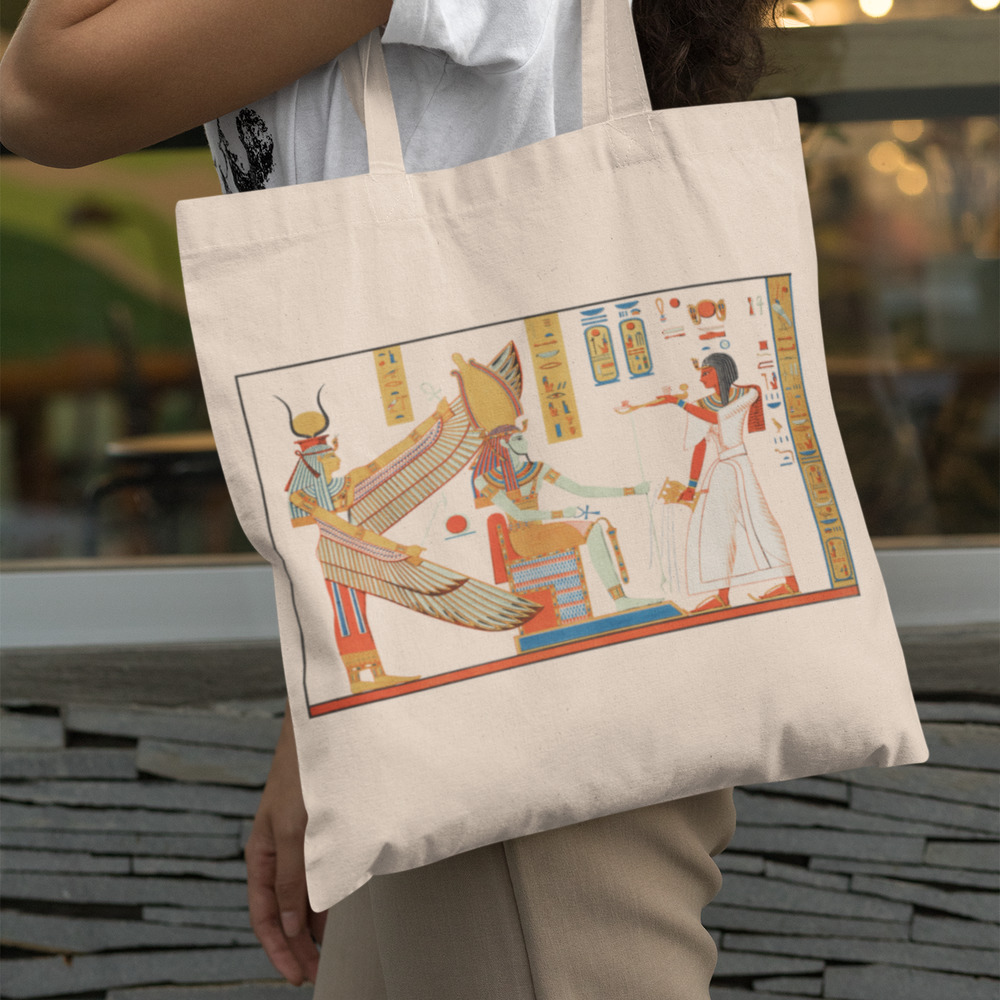 Egyptian Tomb of Ramses IV Canvas Tote